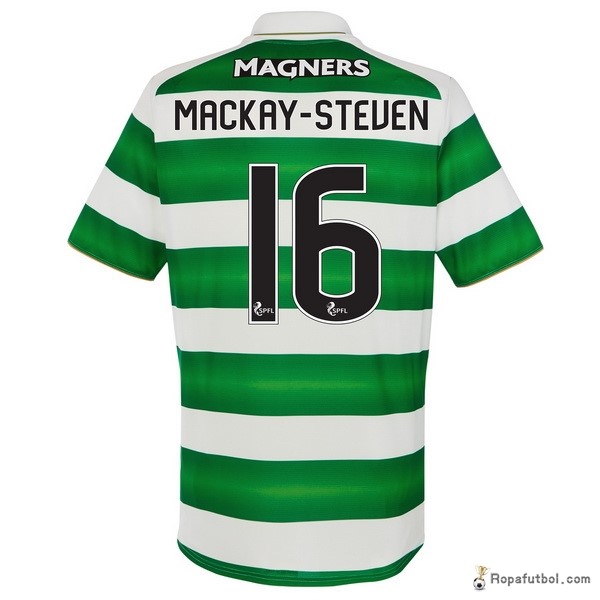 Camiseta Celtic Replica Primera Ropa Mackay Steuen 2016/17 Verde